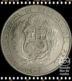 Km 254 Peru 5 Soles de Oro 1971 Lima XFC # 150° Aniversário da Independência © - comprar online