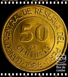 Km 295 Peru 50 Centimos # Almirante Miguel Grau (Nós Temos Mais de Uma Data # Favor Escolher uma Data Abaixo e o Estado de Conservação) 1986 1987 1988