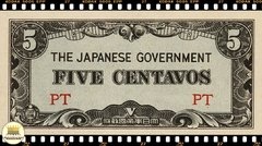 P103a Filipinas 5 Centavos ND (1942) FE Governo Japonês 2a. Guerra