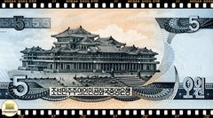 .P40b Coreia do Norte 5 Won 1998 FE - comprar online