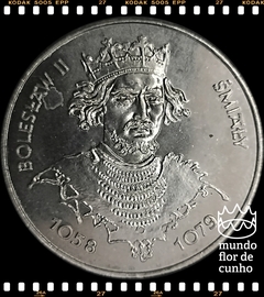 Km 124 Polônia 50 Zlotych 1981 # Série Governantes Poloneses - Boleslaw Smialy II © - comprar online