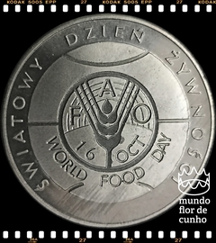 Km 127 Polônia 50 Zlotych 1981 Proof F.A.O. (FAO) Muito Escassa # Dia Mundial da Alimentação © - comprar online