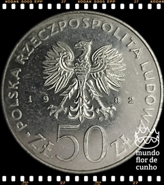 Km 133 Polônia 50 Zlotych 1982 MW XFC # Série Governantes Poloneses - Boleslaw Krzywovsty III © na internet