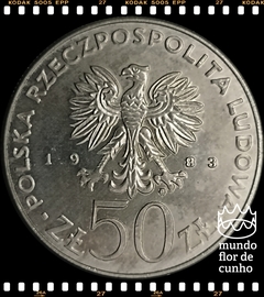 Km 145 Polônia 50 Zlotych 1983 # Série Governantes Poloneses - Jan Sobieski III © na internet