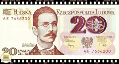 P149a.2 Polonia 20 Zlotych 01/06/1982 FE