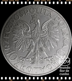 Km 23 Polônia 10 Zlotych 1933 (w) SOB/FC Prata Rara # 250º Aniversário - Batalha de Viena - Jan Sobieski III # Enviaremos a moeda da Foto © - comprar online