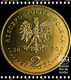 Km 376 Polônia 2 Zlote 2000 MW XFC # O Grande Jubileu do Ano 2000 © na internet