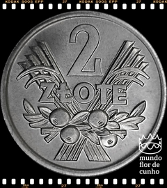 Km 46 Polônia 2 Zlote 1974 MW XFC ©