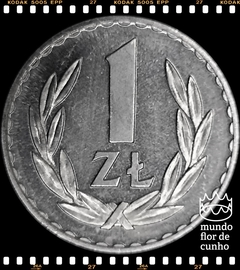 Km 49.1 Polônia 1 Zloty 1974 MW XFC ©