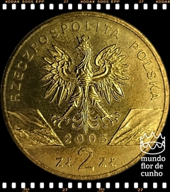 Km 520 Polônia 2 Zlote 2005 MW XFC Escassa # Animais do Mundo - Águia Coruja Eurasiana (Bubo Bubo) ® na internet