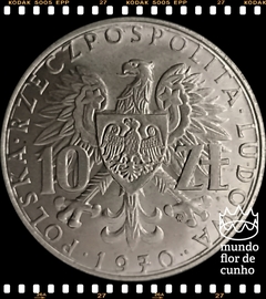 Km 62 Polônia 10 Zlotych 1970mw # 25° Aniversário - Anexações Provinciais © na internet