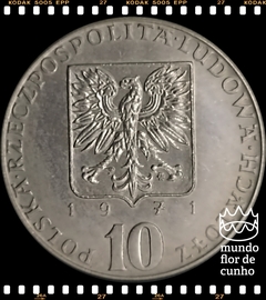 Km 63 Polônia 10 Zlotych 1971 F.A.O. (FAO) © na internet