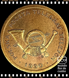 Ficha Polônia - Ficha Telefônica "A" # Emitida pelo Correio Polonês (Nós Temos Mais de Uma Data # Favor Escolher uma Data Abaixo e o Estado de Conservação) 1990MW 1990 ©