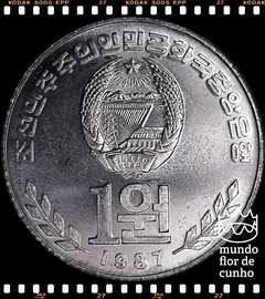 Km 18 Coréia do Norte 1 Won 1987 XFC ® - comprar online