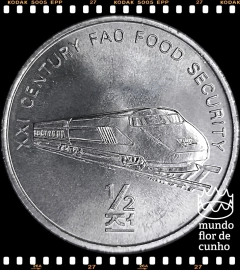 Km 193 Coréia do Norte 1/2 Chon 2002 XFC F.A.O (FAO) # Trem Moderno ®