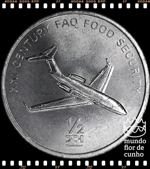 Km 194 Coréia do Norte 1/2 Chon 2002 XFC F.A.O (FAO) # Avião a Jato ®