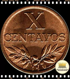 Km 583 Portugal X (10) Centavos (Nós Temos Mais de Uma Data # Favor Escolher uma Data Abaixo e o Estado de Conservação) 1943 1945 1946 1959 1965 1968 ®