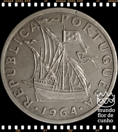 Km 590 Portugal 2 1/2 Escudos 1964 SOB ©