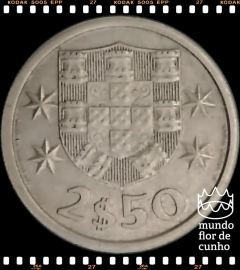 Km 590 Portugal 2 1/2 Escudos 1967 FC ©