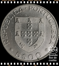 Km 606 Portugal 5 Escudos ND (1977) XFC # 100º Aniversário - Morte de Alexandre Herculano, poeta ® - comprar online