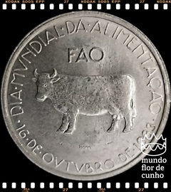 Km 618 Portugal 5 Escudos ND (1983) XFC F.A.O. (FAO) Escassa # Vaca ®