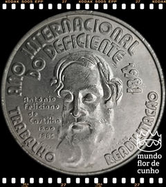 Km 624 Portugal 25 Escudos ND (1984) XFC # Ano Internacional das Pessoas com Deficiência ®