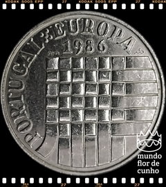 Km 635 Portugal 25 Escudos 1986 XFC # Admissão ao Mercado Comum Europeu ®