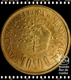 Km 638 Portugal 10 Escudos 1987 XFC # Mundo Rural ®