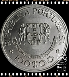 Km 646 Portugal 100 Escudos 1989 XFC # Descoberta das Ilhas Canárias - 2a. Série Descobrimentos ® - comprar online