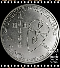 Km 650 Portugal 250 Escudos 1989 XFC # 850º Aniversário - Fundação de Portugal ® - comprar online