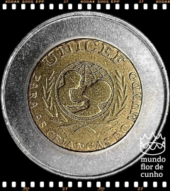 Km 722.2 Portugal 100 Escudos 1999 INCM XFC Bimetálica Escassa # UNICEF - República PORTUGUSA (ERRO) ® - comprar online