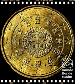 Km 764 Portugal 20 Euro Cent 2008 INCM XFC Muito Escassa ® - comprar online