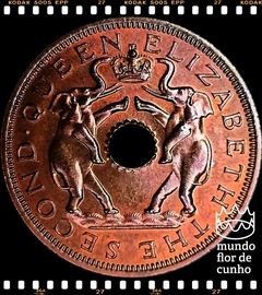 Km 2 Rodésia & Niassalândia, Federação 1 Penny 1963 XFC ©