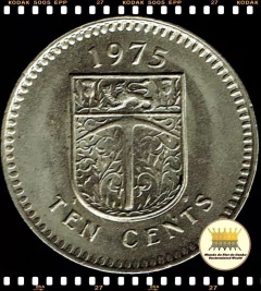 Km 14 Rodésia 10 Cents 1975 (Nós Temos Mais de Um Estado de Conservação # Favor Escolher o Estado de Conservação) ® na internet