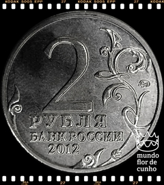 Km 1400 Russia 2 Rubles 2012 ??? XFC # Série Líderes e Heróis Militares - General de Infantaria Aleksey Yermolov © - comprar online