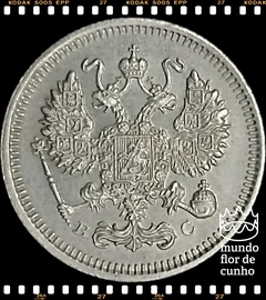 Km 20a.3 Russia 10 Kopeks 1915 XFC Prata ® na internet