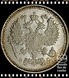 Km 20a.3 Russia 10 Kopeks 1915 Prata # Com leve pátina © - comprar online