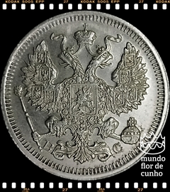 Km 22a.2 Russia 20 Kopeks 1915 XFC Prata © na internet