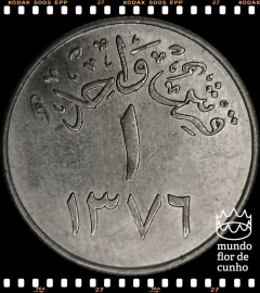Km 40 Arábia Saudita 1 Qirsh AH 1376 (1957) XFC © - comprar online