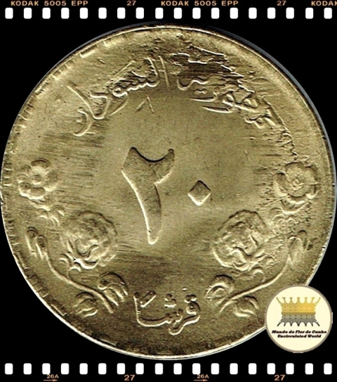 Km 101.1 Sudão 20 Guirsh AH 1408 - 1987 FC ®