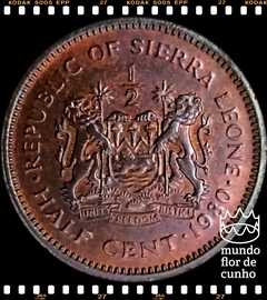 Km 31 Serra Leoa 1/2 Cent 1980 XFC # Dr. Siaka Stevens ©