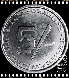 Km 5 Somalilândia 5 Shillings 2002 XFC ® - comprar online