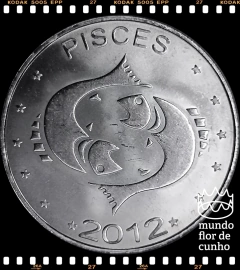 Km NEW Somalilândia 10 Shillings 2012 XFC Folhas Vazias # Horóscopo - Signo de Peixes ®