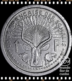 Km 4 Somalilândia Francesa 1 Franc 1949(a) FC Rara ©