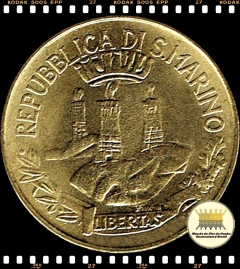 Km 135 San Marino 20 Lire 1982 R XFC Muito Escassa # Série das Conquistas Sociais - Assistência Social ® - comprar online