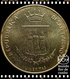 Km 152 San Marino 200 Lire 1983 R XFC Escassa # Série Ameaça de Guerra Nuclear - Luta do Homem Contra o Próprio Homem © na internet