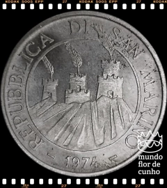 Km 37 San Marino 500 Lire 1974 R XFC Prata Escassa # 1ª Série Animais - Pombos © - comprar online
