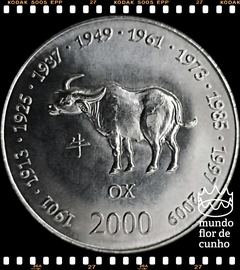 Km 91 Somália 10 Shillings/Scellini 2000 XFC # Astrologia Asiática - Ano do Boi ® - comprar online