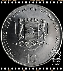 Km 91 Somália 10 Shillings/Scellini 2000 XFC # Astrologia Asiática - Ano do Boi ® na internet