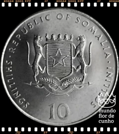 Km 93 Somália 10 Shillings/Scellini 2000 XFC # Astrologia Asiática - Ano do Coelho ® na internet